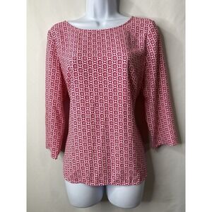 Talbots Womens Tie Back Top Size Small Coquette Rich Mom Office Wear Feminine